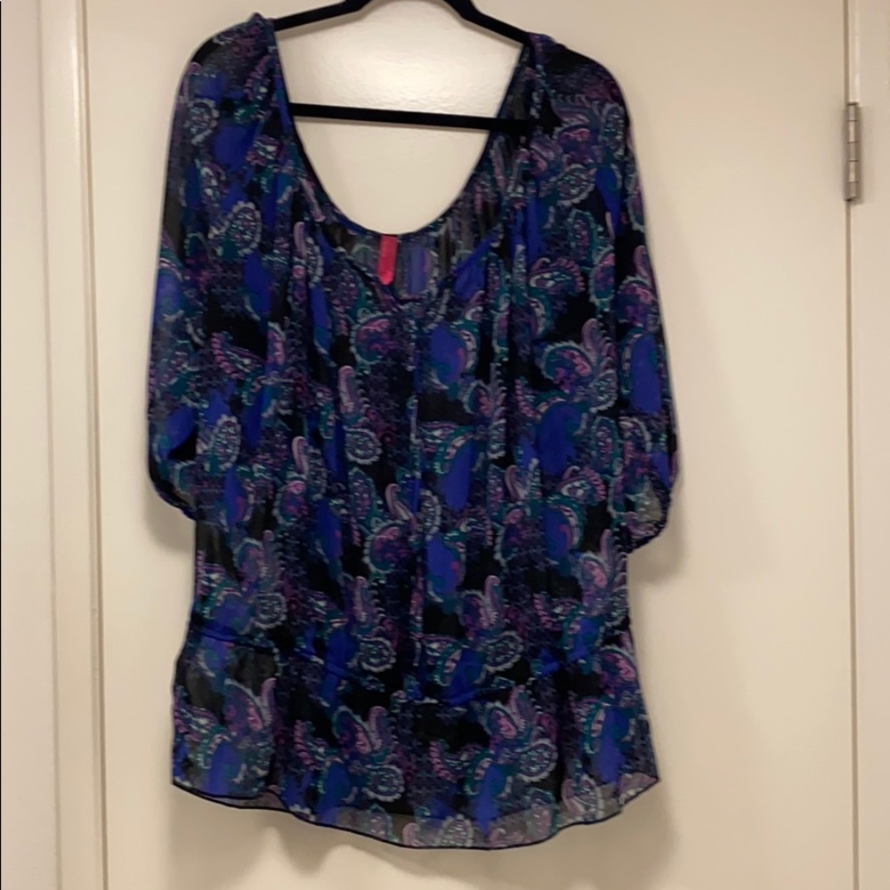 Gypsy blouse - paisley print